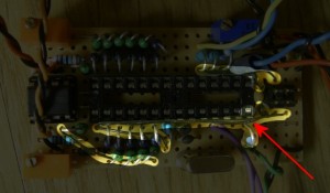 AVR circuit board - the hot spot