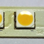 One of the 2-LED boards from the front...
