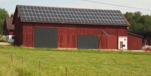 Solar energy between Örsundsbro and Järlåsa.