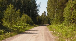 The highway to Söderfors.