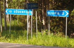 Ten more kilometers to Söderfors.