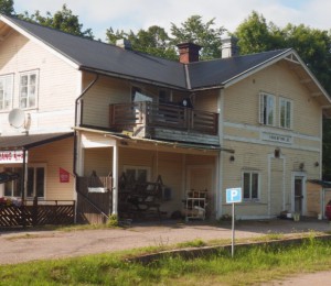 Söderfors train station - now a pizzeria.