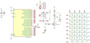 Schematic diagram of the remote control.