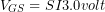 V_{GS}=SI{3.0}{volt}