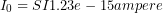 I_0=SI{1.23e-15}{ampere}